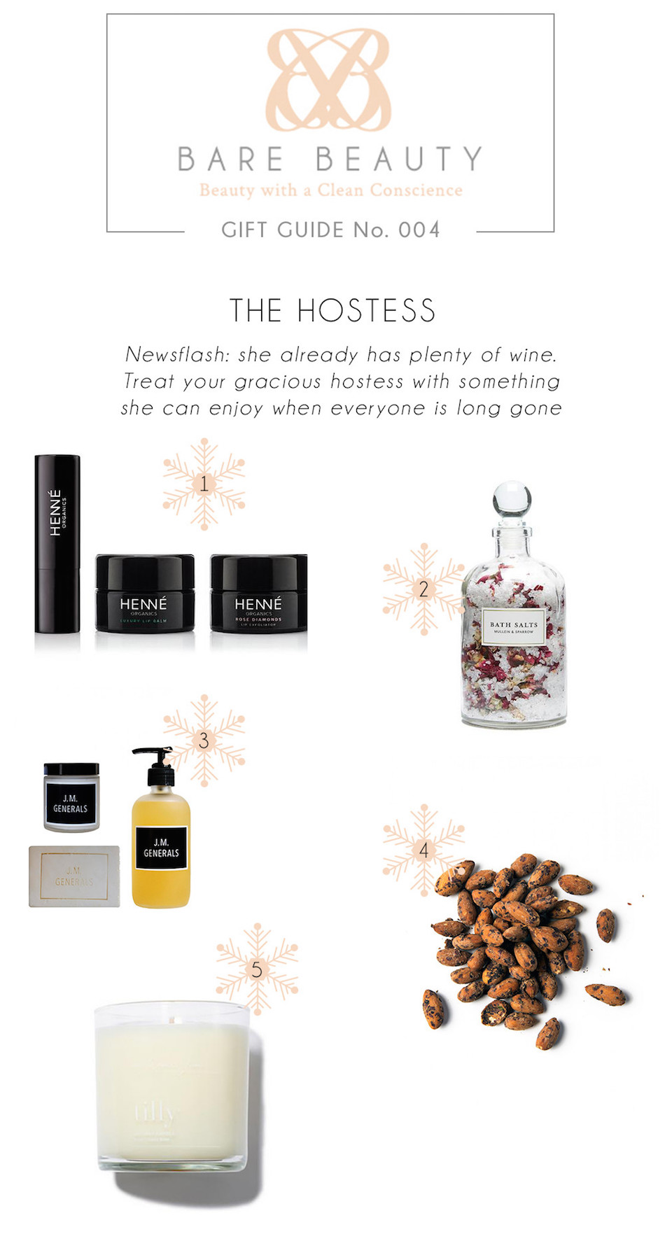 The Gracious Hostess Gift Guide on barebeauty.com