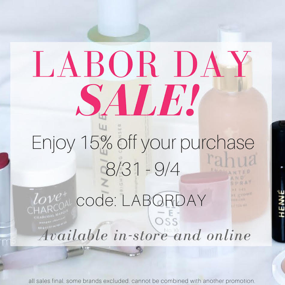 clean beauty labor day sales on barebeauty.com